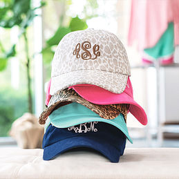 Monogrammed Baseball Cap for Women Marleylilly